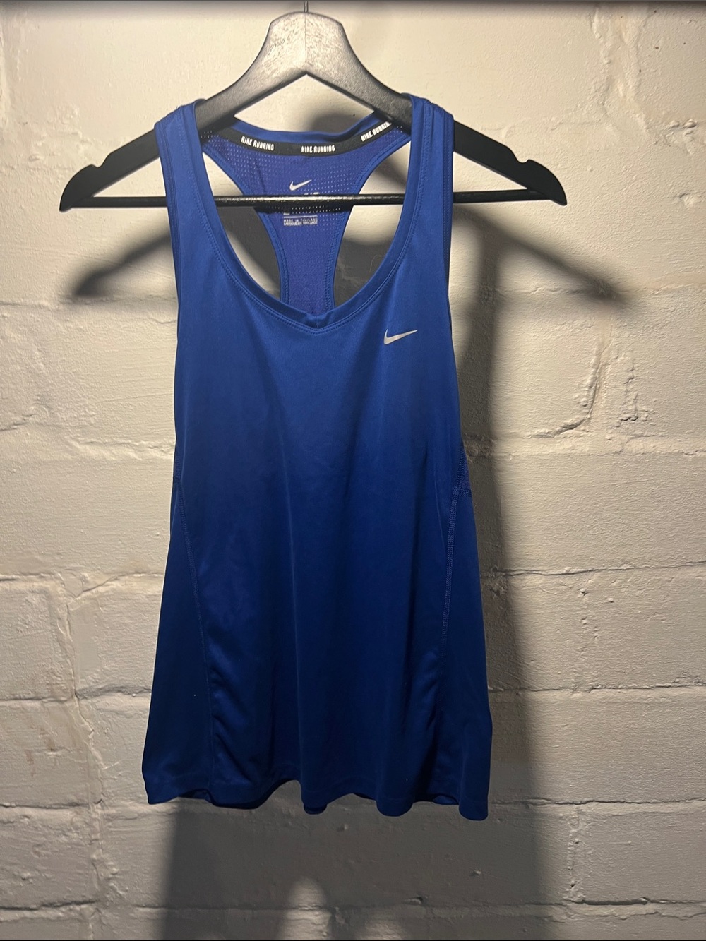 Nike dri fit racerback tank blue size M